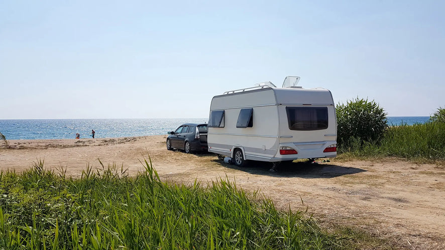 Caravanband oppompen Caravanband oppompen
