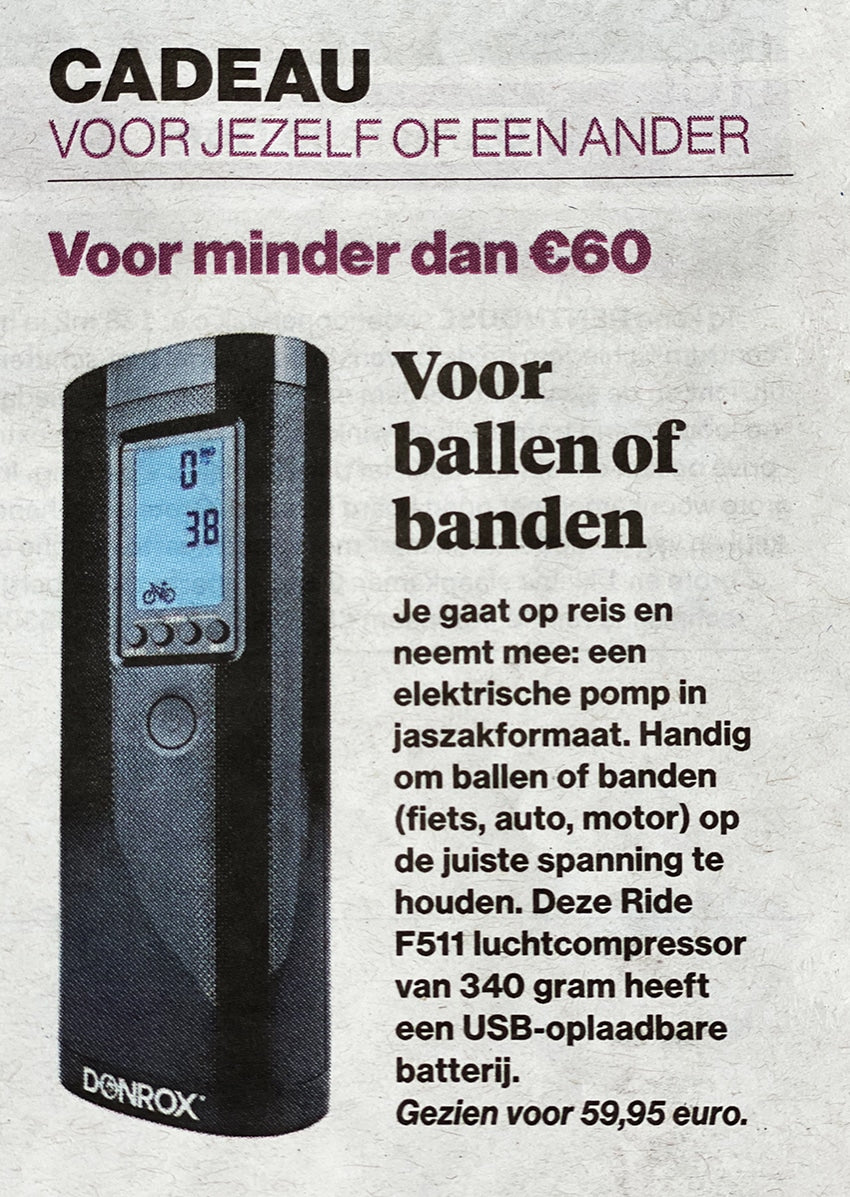 Fietspomp voor ballen en banden Fietspomp voor ballen en banden