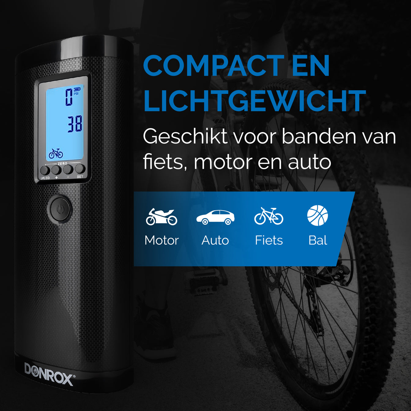 Lichte fietspomp Lichte fietspomp