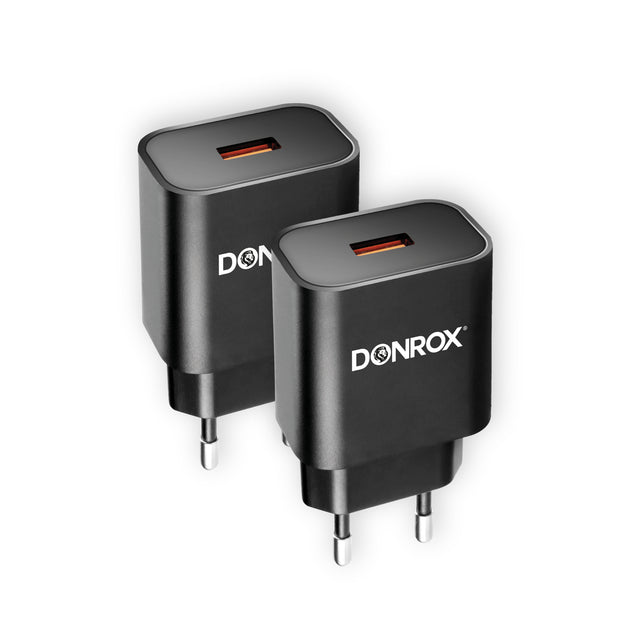 2 x Donrox Charge A201 - altijd 18W opladers bij de hand MP 2 x Donrox Charge A201 - altijd 18W opladers bij de hand MP