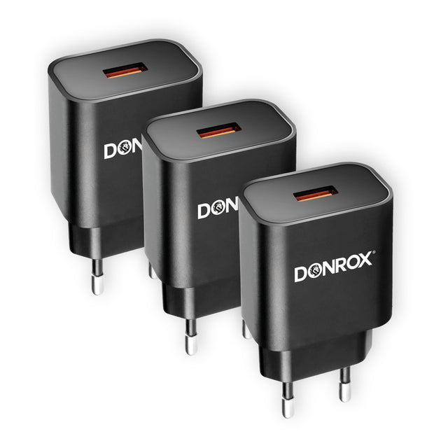 3 x Donrox Charge A201 – immer 18W Ladegeräte zur Hand MP 3 x Donrox Charge A201 – immer 18W Ladegeräte zur Hand MP