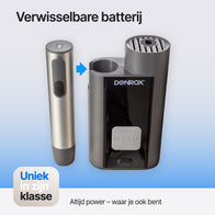 Donrox Ride A924 - Premium 12V compressor en bandenpomp met verwisselbare accu, ons krachtigste model Donrox Ride A924 - Premium 12V compressor en bandenpomp met verwisselbare accu, ons krachtigste model