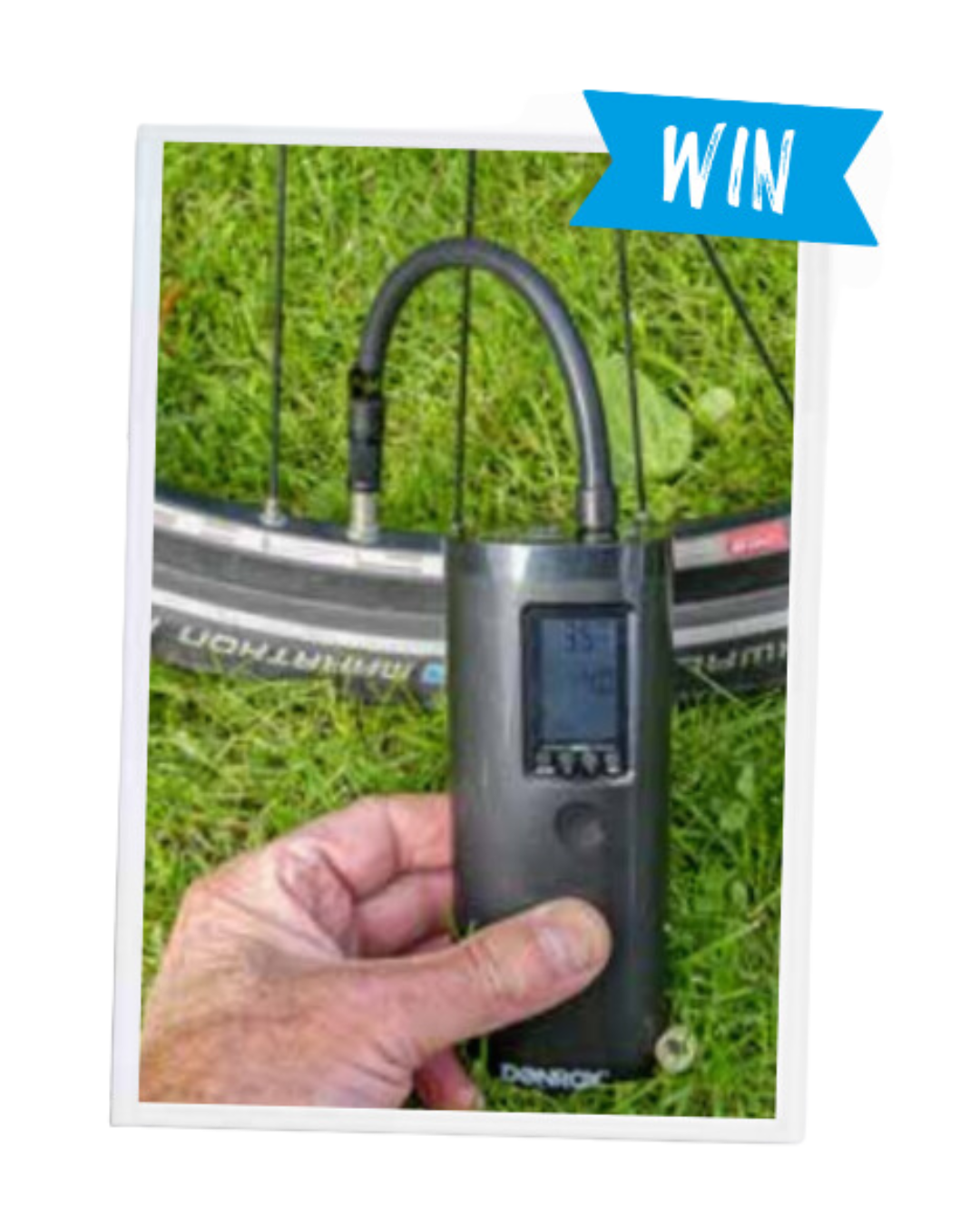 Elektrisch je fietsband oppompen Elektrisch je fietsband oppompen
