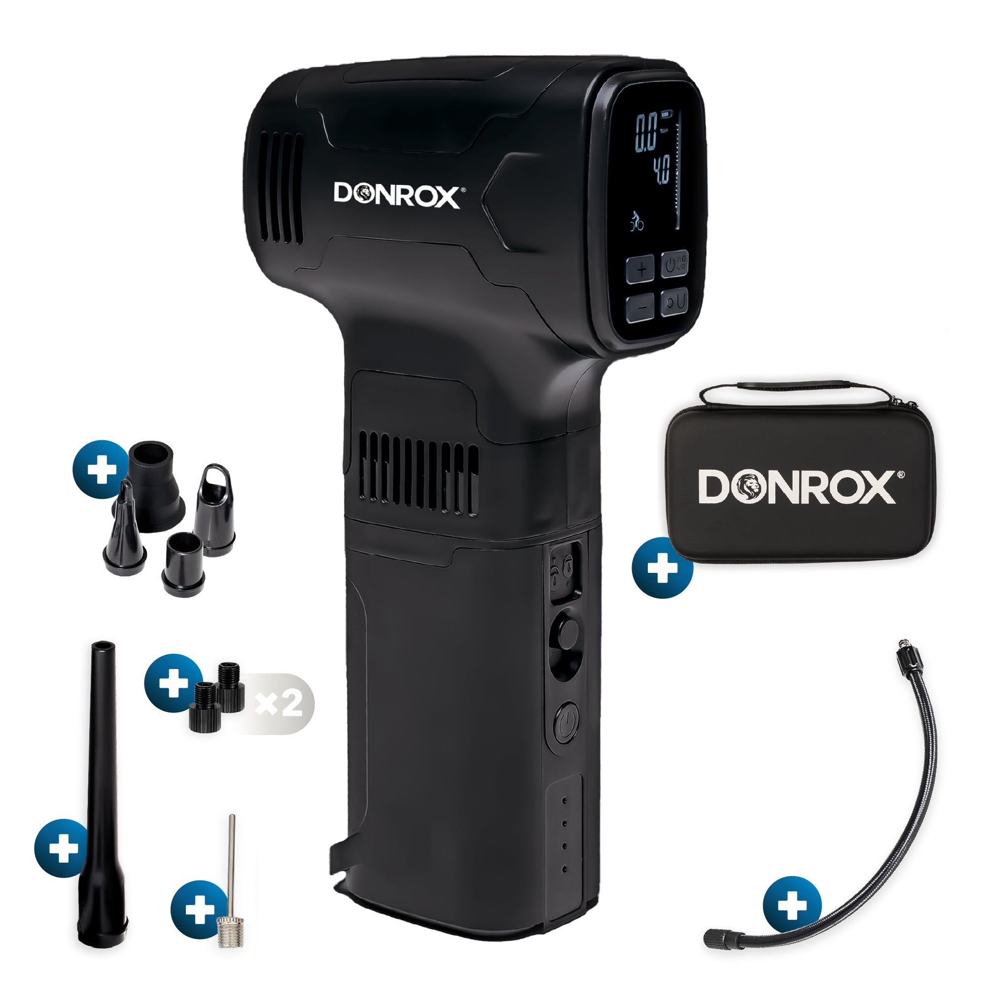 Donrox C542 - Tire pump + air pump