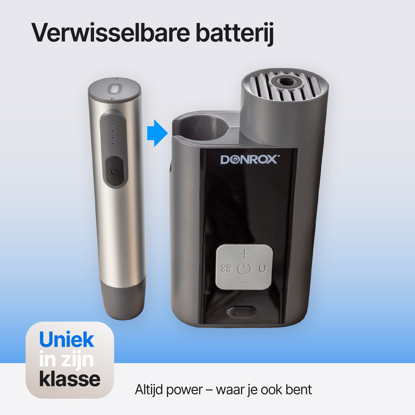 Donrox Ride A924 + TIJDELIJK GRATIS OPLADER – Krachtige Compressor voor Auto, Camper en Fiets
