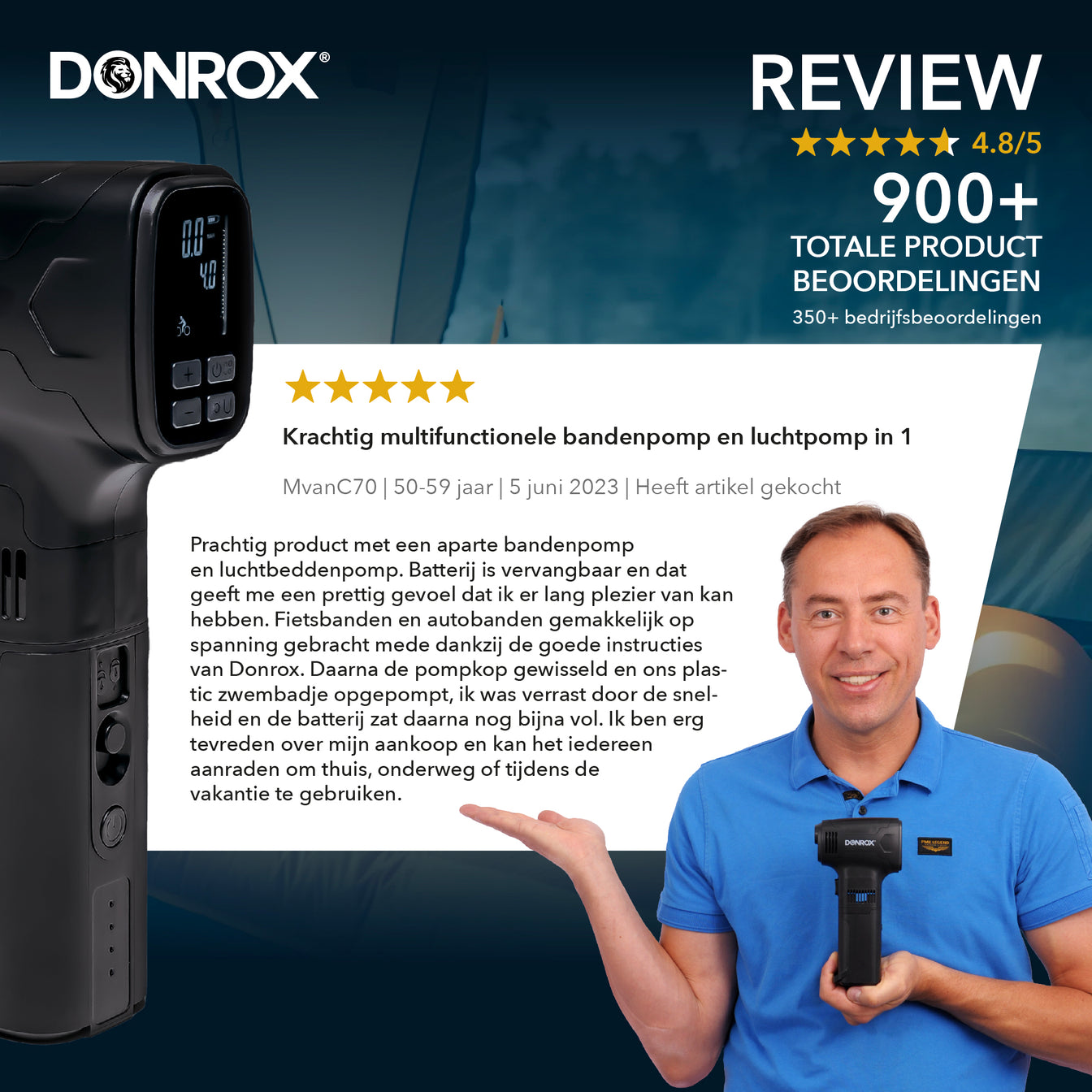 Donrox C542 Premium - Inclusief oplader & extra batterij MP