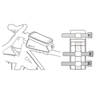 Donrox Ride F500 Mat - Fietstas + telefoonhouder voor de F511 & F522